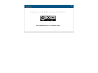 Blockchain Workspace www.blockchainworkspace.com !23
License
This	work	is	licensed	under	a	Creative	Commons	Attribution-Share	Alike	4.0	license
https://creativecommons.org/licenses/by-sa/4.0/
 