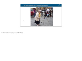 Blockchain Workspace www.blockchainworkspace.com !4
.
Tip: Begrijp de werking van de technologie die u gebruikt
Fundamental	knowledge	is	your	way	to	freedom	:)
 