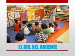 EL ROL DEL DOCENTE
 