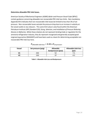 Validating Ammonia Relief System Designs | DOCX