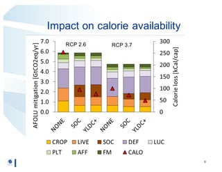 Regional participation to meet climate targets: Managing trade-offs with food security