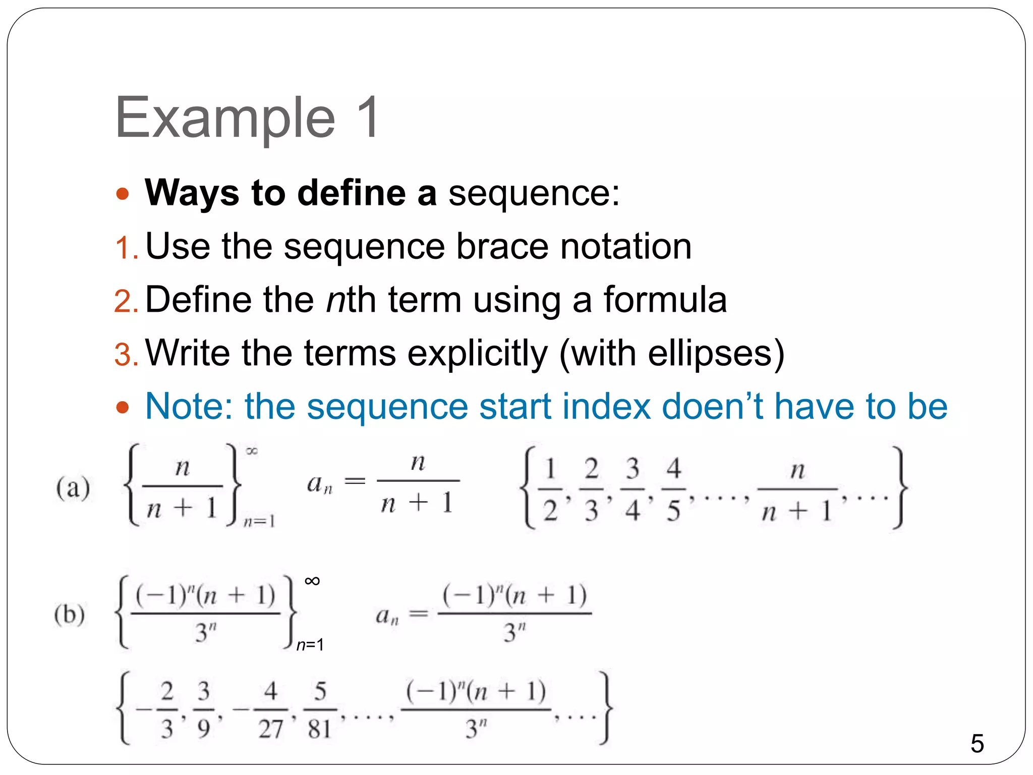 Sequences and Series | PPTX