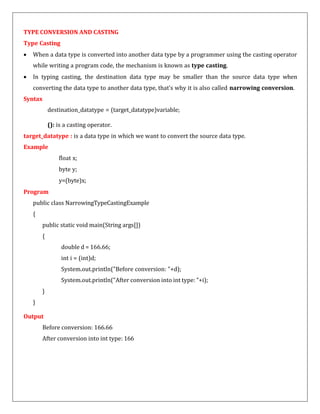 II BCA JAVA PROGRAMMING NOTES FOR FIVE UNITS.pdf