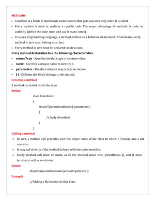 II BCA JAVA PROGRAMMING NOTES FOR FIVE UNITS.pdf