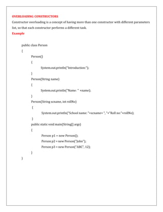 II BCA JAVA PROGRAMMING NOTES FOR FIVE UNITS.pdf