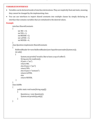 II BCA JAVA PROGRAMMING NOTES FOR FIVE UNITS.pdf