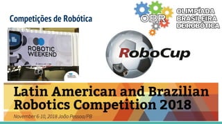 Competições de Robótica
 