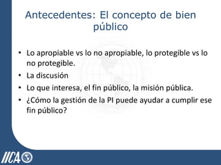 Guía para la Gestión de la Propiedad Intelectual en Consorcios Regionales de Investigación Agrícola