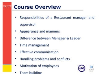 IICBT Supervisor Skills | PPT