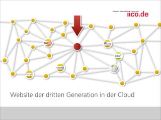 Website der dritten Generation in der Cloud
 
