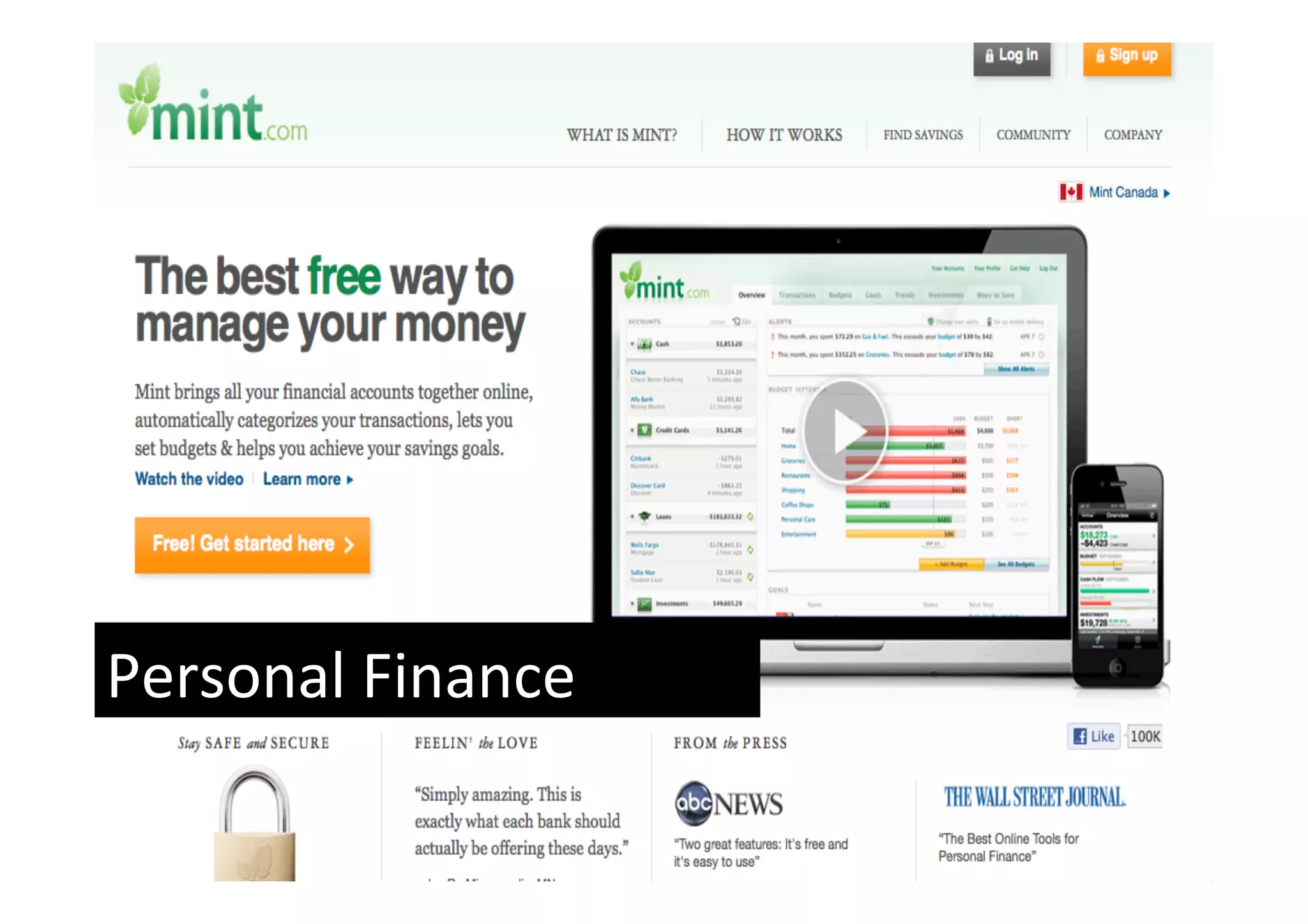 Personal	
  Finance	
  
 