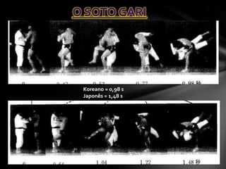O SOTO GARI




 Koreano = 0,98 s
 Japonês = 1,48 s
 
