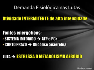 Demanda Fisiológica nas Lutas




                           (Arriaza, 2009)
 