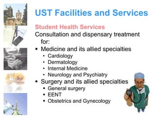 Ust Health UST ICS Freshmen Orientation | PPTX