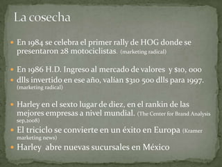  Alta fidelidad de sus consumidoresCompetencia : Honda, Yamaha y Kawazaki.Crisis económica mundial