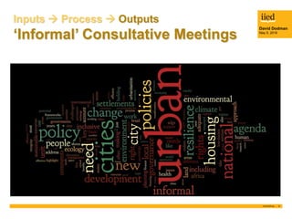 Preparing the new urban agenda | PPTX