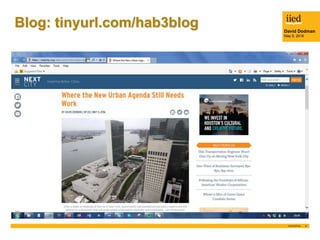 Preparing the new urban agenda | PPTX