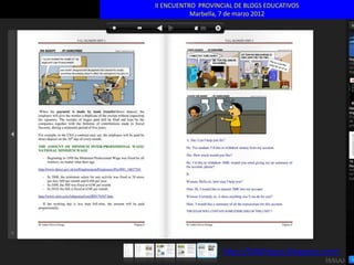 II ENCUENTRO PROVINCIAL DE BLOGS EDUCATIVOS
           Marbella, 7 de marzo 2012




                    http://folbilingue.blogspot.com/
 