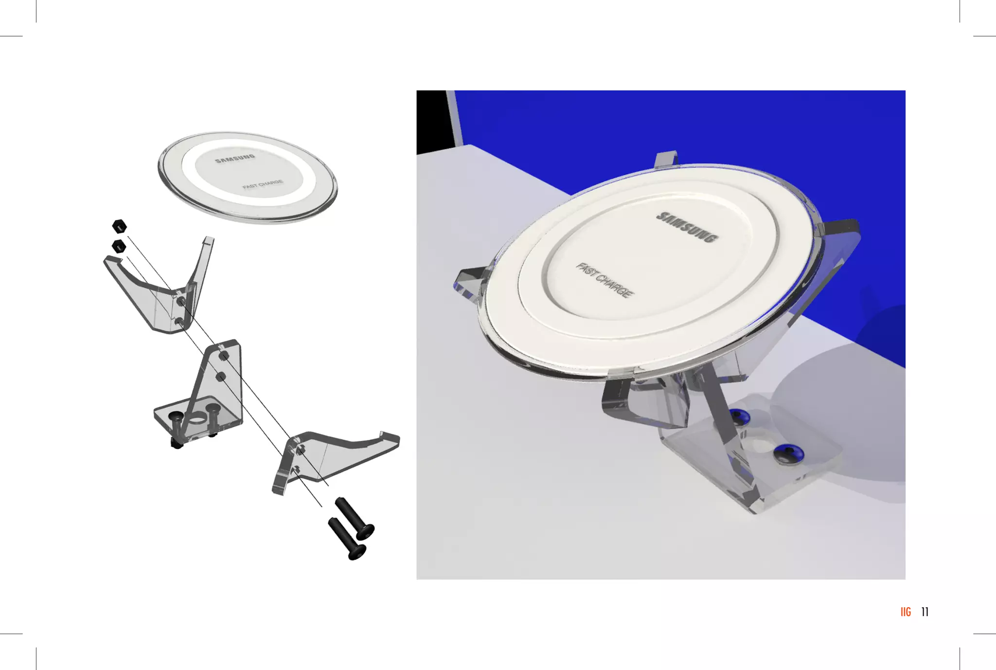 IIG 11
Samsung Galaxy Wireless Charging Pad
Secure Live Unit Display • Exploded View
10.31.16
2
 