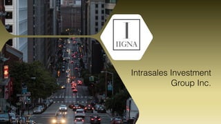 Intrasales Investment
Group Inc.
 
