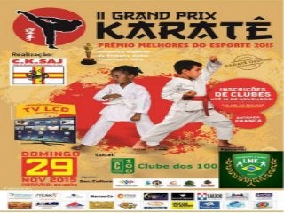 II Grand Prix de Karatê, Clube dos 100, Santo Antonio de Jesus-BA, 29.11.15