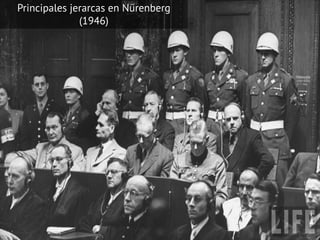 Principales jerarcas en Nürenberg
(1946)
 