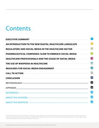 Contents
EXECUTIVE SUMMARY��������������������������������������������������
An Introduction to the new digital healthcare...