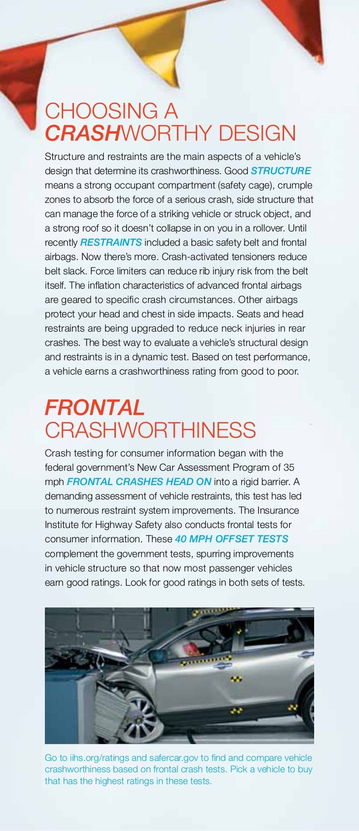 Insurance Institute for Highway Safety (IIHS) Shopping For Safer Car