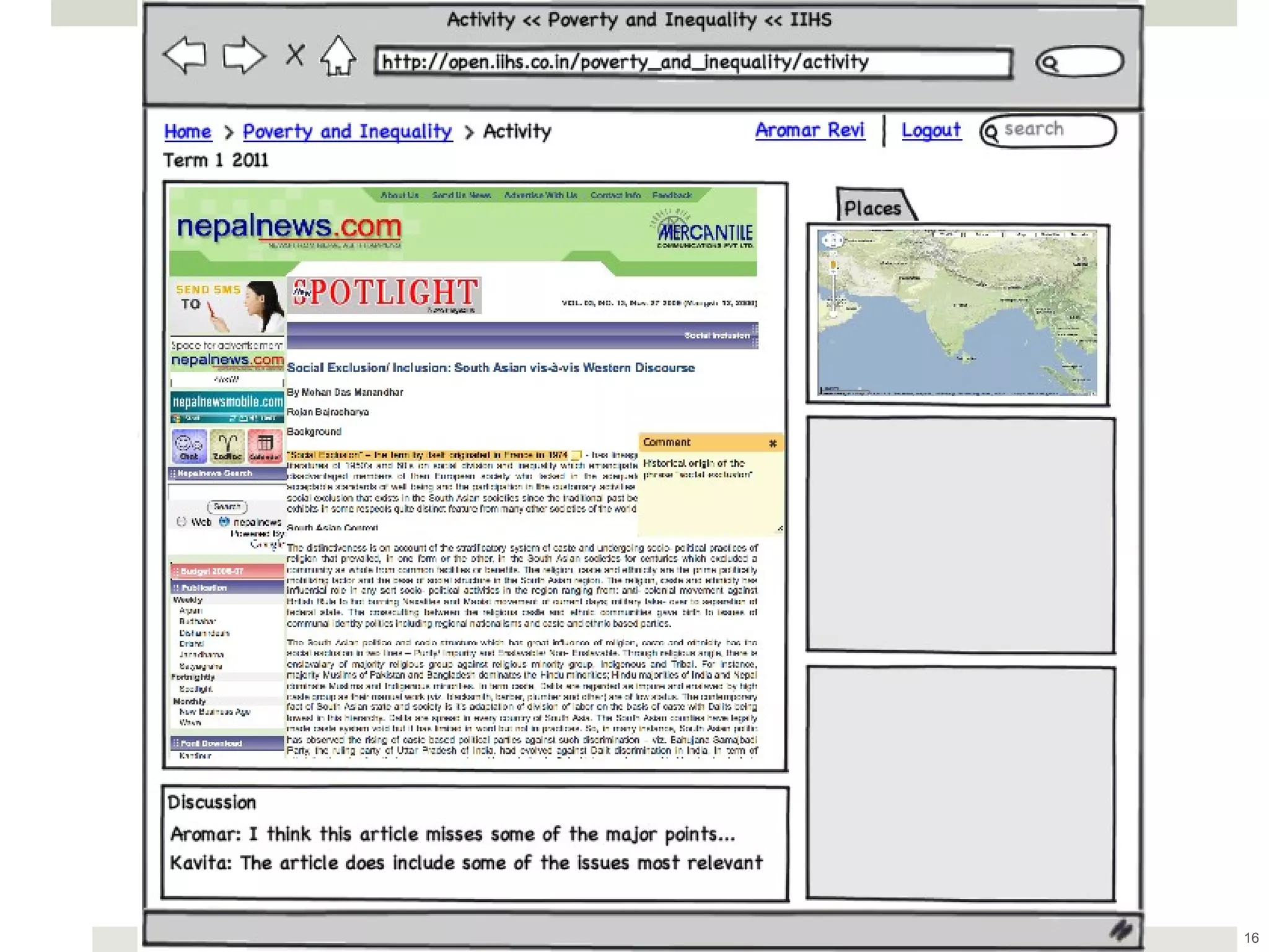 Student Experience-Add Places 