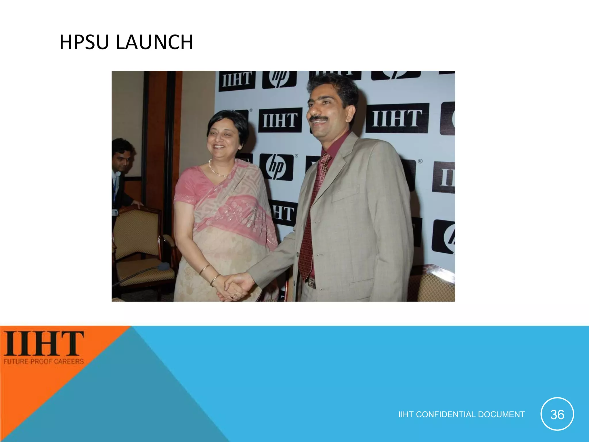 HPSU LAUNCH IIHT CONFIDENTIAL DOCUMENT 