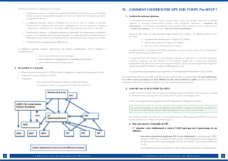 Procédure d’instruction et de paiement d’un dossier : 
1. L’établissement adresse à la délégation régionale la demande d’accord de prise en charge dûment 
remplie (document également téléchargeable sur le site www.anfh.fr) des informations permettant 
le traitement du dossier. 
2. La délégation régionale adresse à l’établissement l’accord de prise en charge, les imprimés 
de demande de remboursement pré-remplis : pédagogie (au nom de l’organisme enregistré) 
– déplacement – hébergement le cas échéant (établi individuellement par médecin concerné). 
3. L’établissement adresse à la délégation régionale les demandes de remboursement complétées, 
signées et accompagnées des factures de pédagogie. Les justificatifs de frais de déplacement et 
d’hébergement sont conservés par l’établissement, et doivent pouvoir être produits sur demande. 
4. L’ANFH procède aux règlements des différents frais. 
La délégation régionale adressera régulièrement des éditions récapitulatives visant à permettre à 
l’établissement de : 
a. suivre la consommation de son enveloppe ; 
b. suivre le détail de l’abondement de son enveloppe par les forfaits ; 
c. suivre le détail financier de chaque dossier. 
4. Recevabilité de la demande 
ƒ Dossier nominatif identifié par N° RPPS du médecin (Répertoire Partagé des Professionnels de Santé). 
ƒ Organisme enregistré auprès de l’OGDPC. 
ƒ Programme : 
- Une proposition de programme pendant la période temporaire. 
- Un programme déposé sur la plateforme OGDPC dès juillet 2013. 
IV. COMMENT VALIDER VOTRE DPC AVEC l’ODPC Psy-AEFCP ? 
1. Synthèse des principes généraux 
Le Développement Professionnel Continu comporte deux actions qui existaient déjà dans le dispositif 
antérieur : la Formation Professionnelle Continue (FMC) dénommée maintenant « acquisition des 
connaissances » et l’Evaluation des Pratiques Professionnelles (EPP), composée de deux temps, celui de 
« l’analyse des pratiques » et de celui du « suivi des actions d’amélioration ». 
Suivant le DPC choisi, les deux premières étapes peuvent être inversées : les différents temps du DPC 
sont donc : ƒ acquisition de connaissances (1ère étape ou 2ème étape) ; 
ƒ analyse des pratiques (2ème étape ou 1ère étape) ; 
ƒ suivi des actions d’amélioration (3ème étape). 
Le praticien satisfait à son obligation de DPC en participant, au cours de chaque année civile, à un programme 
de DPC collectif annuel ou pluriannuel. 
Ce programme doit être conforme à une orientation nationale ou régionale (cf. la liste des orientations 
nationales), comporter une des méthodes et des modalités validées par la Commission Scientifique 
Indépendante (CSI), être mis en oeuvre par un organisme de DPC (ODPC) qui a été enregistré par l’Organisme 
Gestionnaire de DPC (OGDPC) et évalué favorablement par la CSI. 
Ces programmes sont proposés par les Organismes de Développement Professionnel Continu (ODPC). 
Vous avez le libre choix de votre ODPC et du DPC que vous voulez réaliser au cours de l’année. Ni votre établissement, 
ni la CME ne peut vous imposer un choix différent du vôtre mais ils doivent le valider suivant le circuit et les 
contraintes habituelles (autorisation d’absence, etc.) des demandes antérieures de FMC. 
2. Votre DPC avec la SIP et l’ODPC Psy-AEFCP 
L’ODPC Psy-AEFCP (ODPC Psy) est l’organisme enregistré auprès de l’OGDPC, créé à l’initiative la Société 
de l’Information Psychiatrique (SIP) et du Syndicat des Psychiatres des Hôpitaux (SPH). 
Il met à votre disposition des programmes de DPC répondant aux obligations énoncées. 
Le coût de l’inscription au DPC est déterminé par l’OGDPC (organisme gestionnaire du DPC) en 
fonction du nombre d’étapes du DPC (299€ par programme, et 211,5€ en sus par étape). 
Pour valider votre DPC de l’année 2013, il vous suffit de suivre un DPC proposé par l’ODPC Psy et de vous 
inscrire comme suit (cf. tableau de synthèse page 17). 
A- Pour vous inscrire à l’ensemble du DPC : 
1ère situation : votre établissement a cotisé à l’ANFH, quel que soit le pourcentage de son 
adhésion : 
- Vous faites la demande de programme DPC à votre établissement, en précisant que l’ODPC 
choisi est l’ODPC Psy, en indiquant le DPC proposé : les intitulés figurent dans le programme 
des Journées de la SIP et sont consultables sur le site de l’OGDPC, sur le site de l’ANFH et de 
la FSM. 
- Votre établissement vous inscrit auprès de l’ANFH. Vous en êtes prévenu par votre établissement. 
L E S Y N D I C A T D E S P S Y C 14 H I A T R E S D E S H Ô P I T A U X L E S Y N D I C A T D E S P S Y C H I A T R E S D E S H Ô P I T A U X 15 
