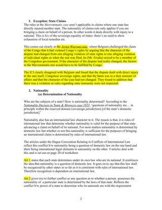 Iii. & iv. state responsibility & nationality | DOC