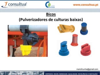 Bicos
(Pulverizadores de culturas baixas)
mariofcunha@gmail.com
 