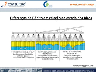 Diferenças de Débito em relação ao estado dos Bicos
mariofcunha@gmail.com
 