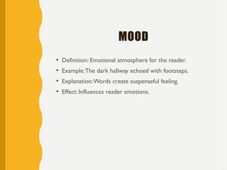 Comprehensive Guide to Literary Devices: Definitions and Examples | PPTX