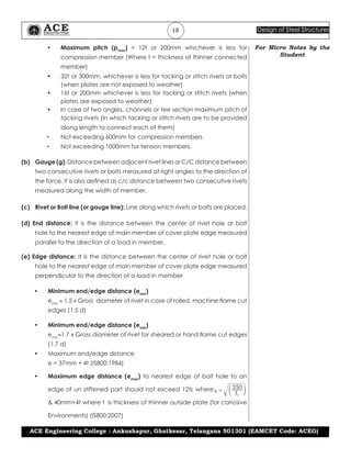 Iii design-of-steel-structures-unit-1 | PDF