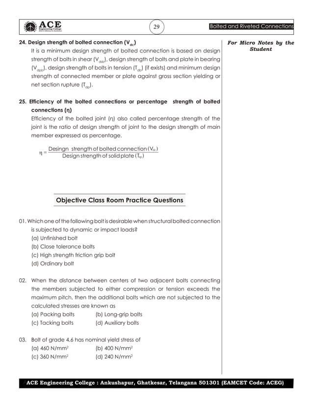 Iii design-of-steel-structures-unit-1 | PDF