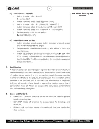 Iii design-of-steel-structures-unit-1 | PDF