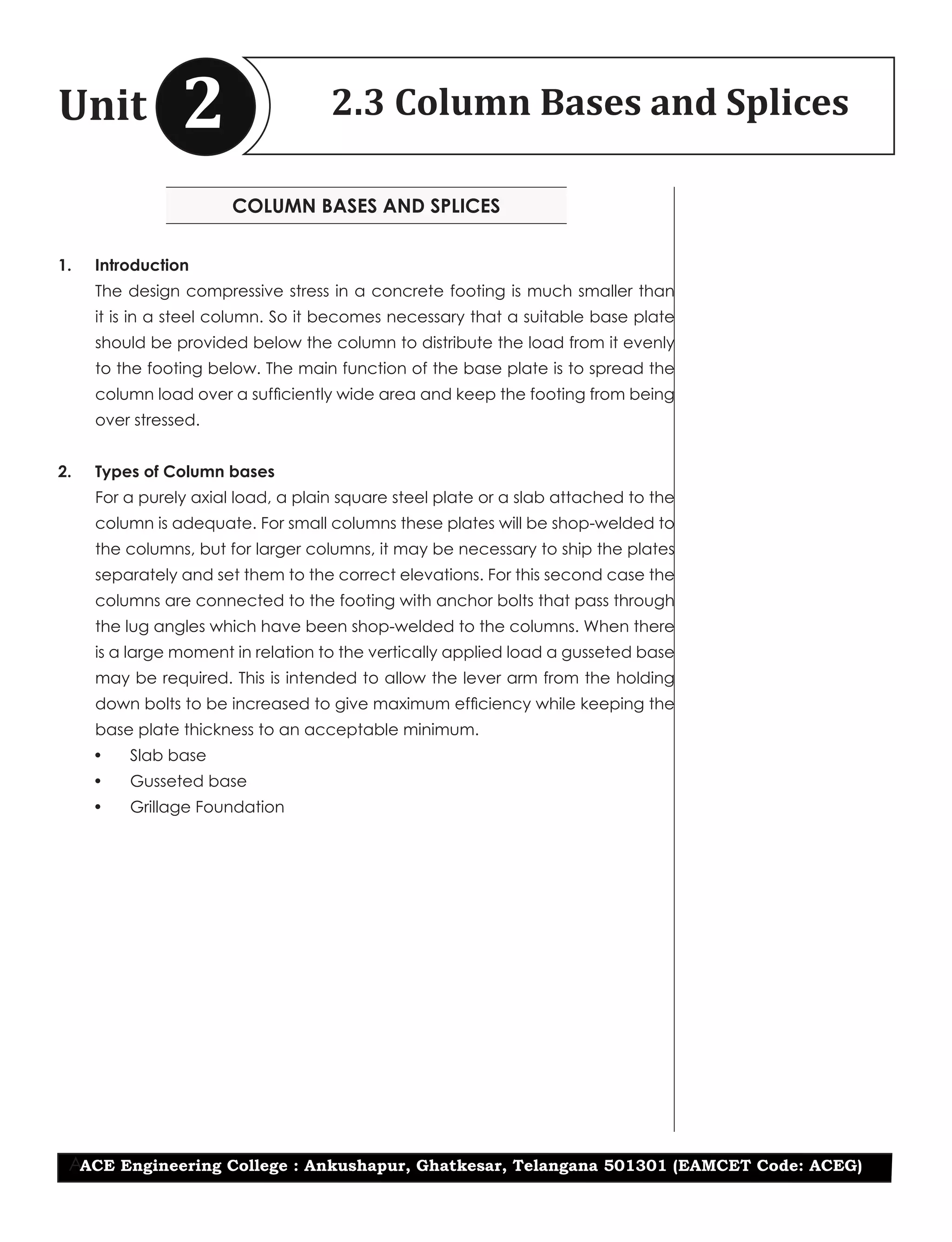 Iii design-of-steel-structures-unit-2 | PDF