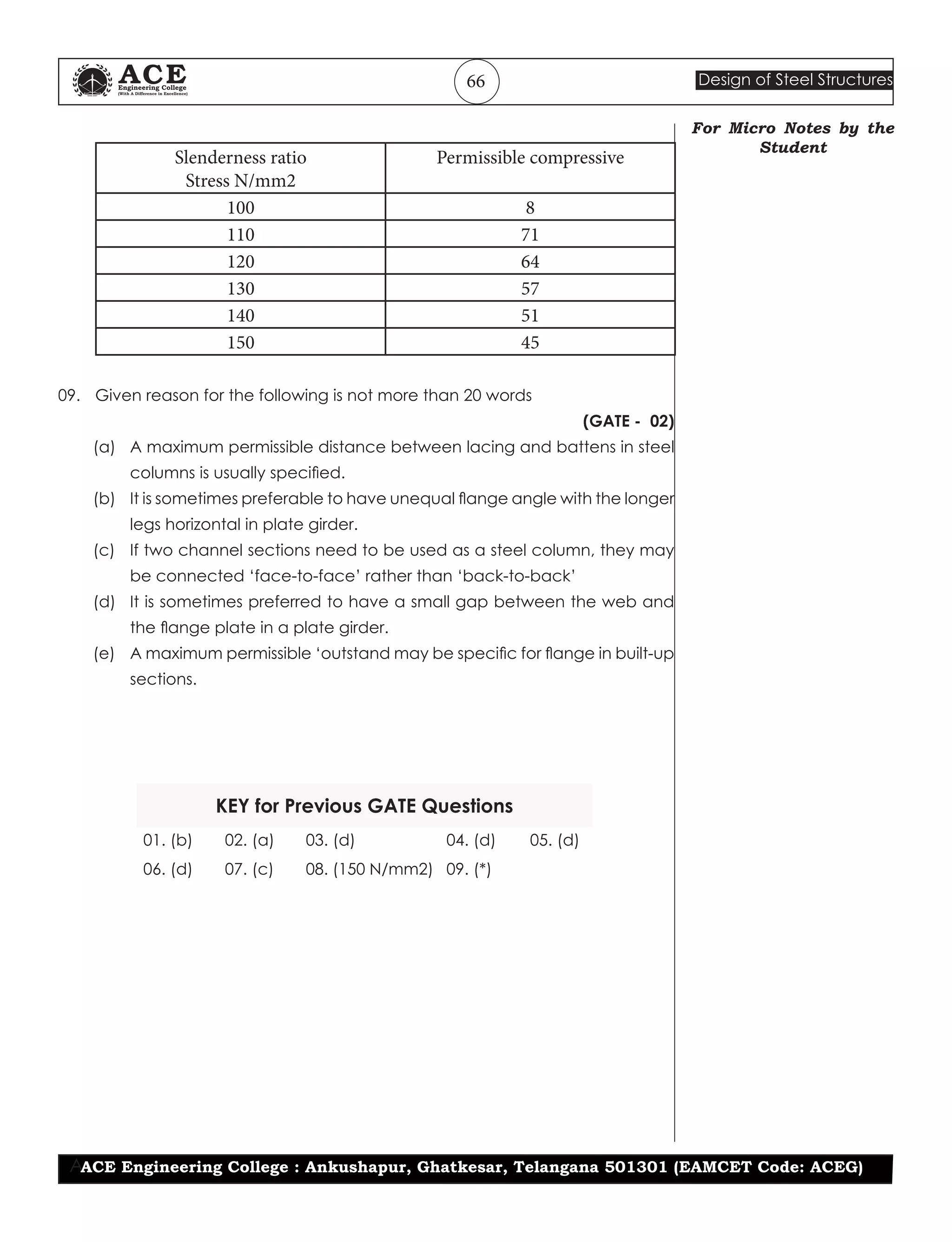 Iii design-of-steel-structures-unit-2 | PDF