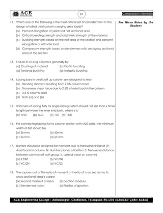 Iii design-of-steel-structures-unit-2 | PDF