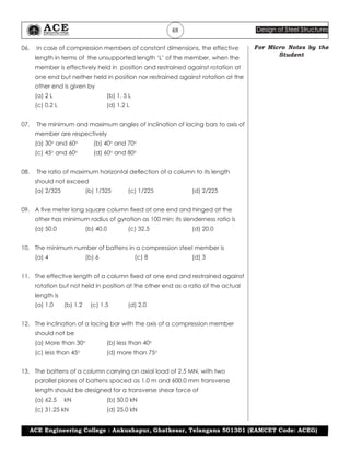 Iii design-of-steel-structures-unit-2 | PDF