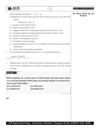 Iii design-of-steel-structures-unit-2 | PDF