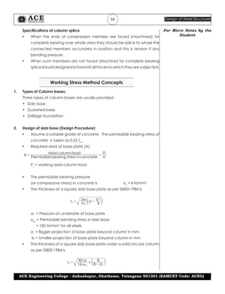 Iii design-of-steel-structures-unit-2 | PDF