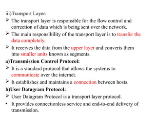 Computer Networks for ISO reference model | PPTX