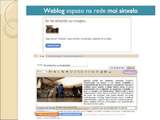 Weblog  espazo na rede  moi sinxelo 