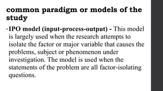 III - The Research Problem and Its Scope | PPTX