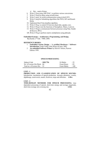 VTU Syllabus - 2010 Scheme (III to VIII Semester) | PDF