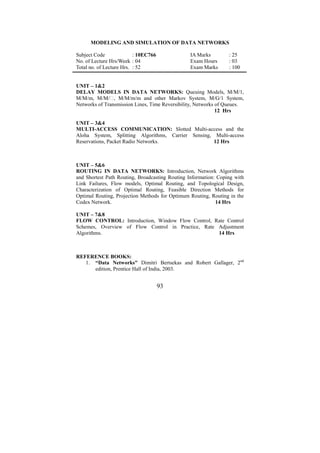 VTU Syllabus - 2010 Scheme (III to VIII Semester) | PDF