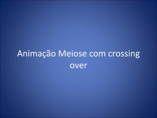 Animação Meiose com crossing over 